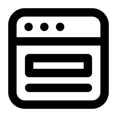 Tarayıcı penceresi. Basit resimleme