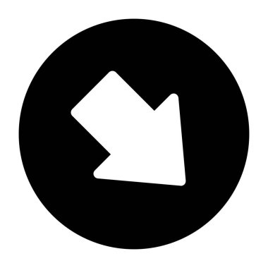 ok simgesi vektör illüstrasyonu