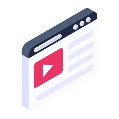 Video blogu. Basit tasarım