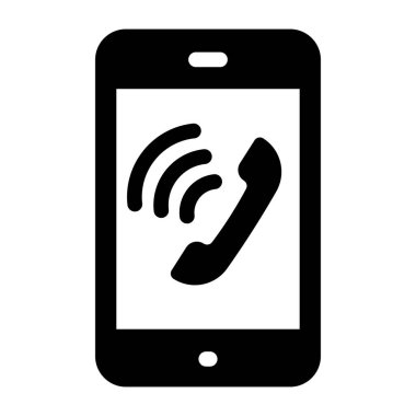 - Telefon. Web simgesi basit illüstrasyon