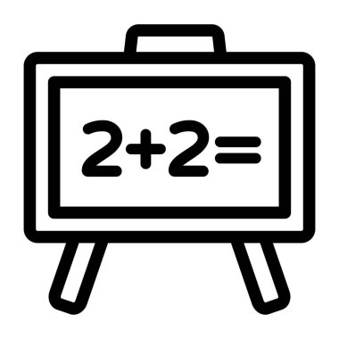 eğitim hattı vektör simgesi.