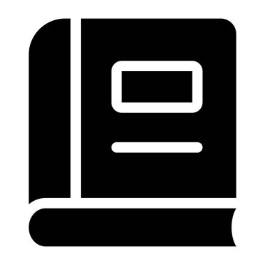 kitap simgesi, vektör illüstrasyonu