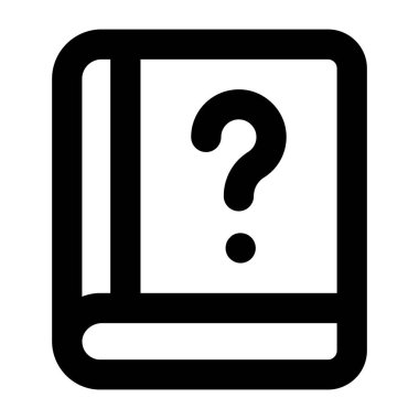 Kitap. Web simgesi basit illüstrasyon