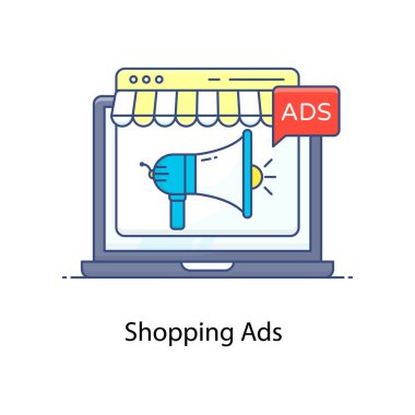 İnternet alışveriş konsepti. vektör illüstrasyonu