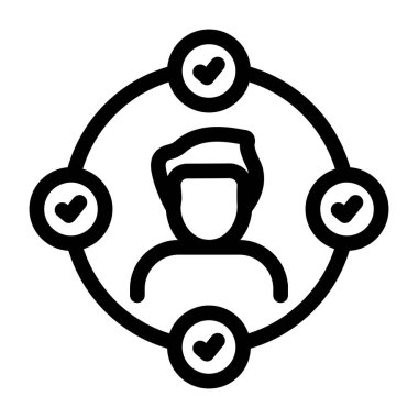 kullanıcı simgesi, vektör illüstrasyonu