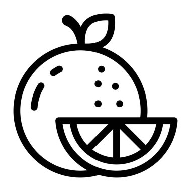 Ananas. Web simgesi basit illüstrasyon