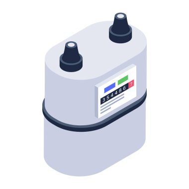 Modern otomatik simgenin vektör illüstrasyonu