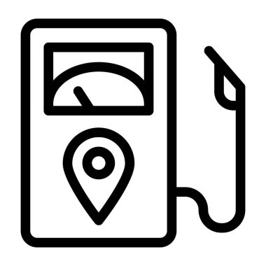 konum. Web simgesi basit illüstrasyon