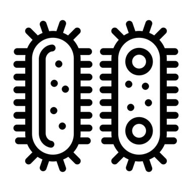 Virüs. Web simgesi basit tasarım