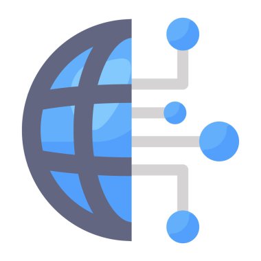 genel ağ vektör simgesi