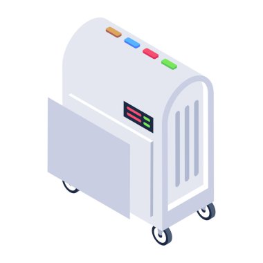 Modern ve teknoloji simgesinin vektör illüstrasyonu