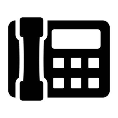 faks, telefon, telefon, cep telefonu, bankacılık, cihaz, iş yeri, ofis, vektör illüstrasyonu