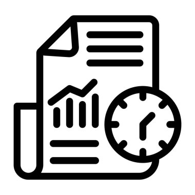 Belge. Web simgesi basit tasarım