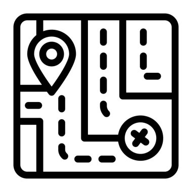 gps. Web simgesi basit tasarım