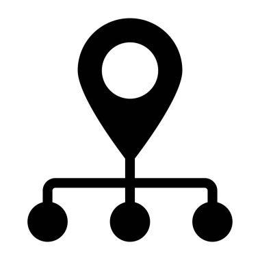 Harita işaretleyici. Basit tasarım