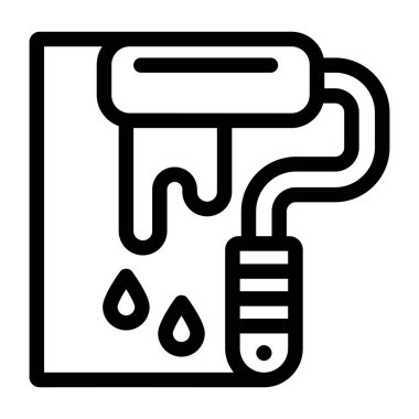 Su. Web simgesi basit illüstrasyon