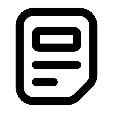 Yazılı not. Basit resimleme