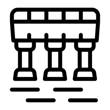 okul ikmali vektör simgesi.