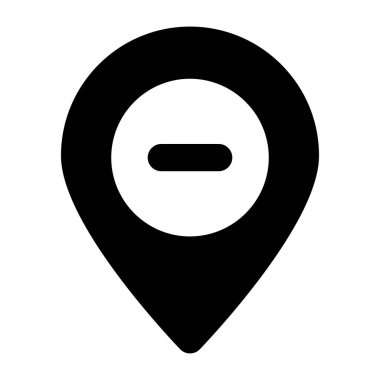 Harita işaretleyici simgesi, vektör illüstrasyonu