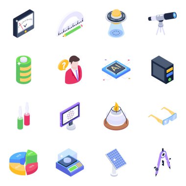 Web ve mobil tasarım için vektör simgeleri kümesi