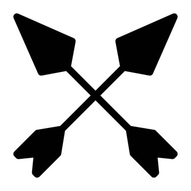 Oklar. Web simgesi basit illüstrasyon