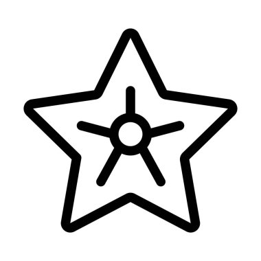 yıldız simgesi vektör illüstrasyonu