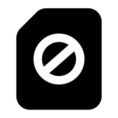 Belge simgesini sil. vektör illüstrasyonu