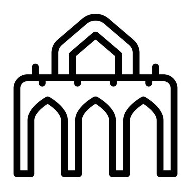 Bina. Web simgesi basit tasarım