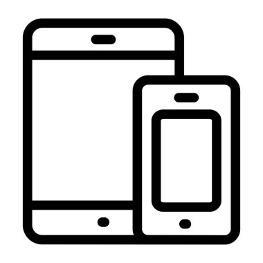 Cep telefonu. Basit resimleme