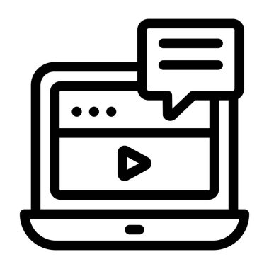 mobil ve pazarlama satırı simgesi.