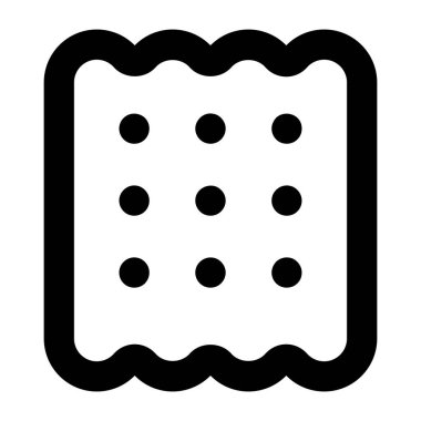 Tatlı. Web simgesi basit illüstrasyon