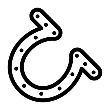 At nalı ikonu. vektör illüstrasyonu