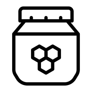 süt kavanozu vektör simgesi