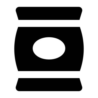 Kavanoz. Web simgesi basit tasarım