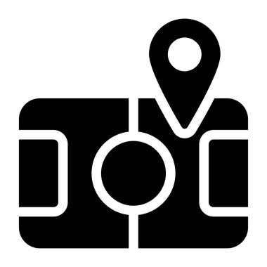 GPS navigasyon. Basit resimleme