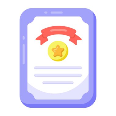 cep telefonu düz simgesi