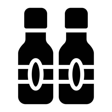 bira şişeleri web simgesi basit tasarım