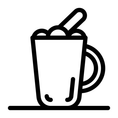 Çay. Web simgesi basit tasarım