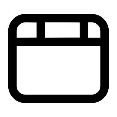 Araba yıkama. Basit illüstrasyon.