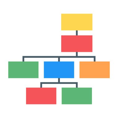 İş ve finans simgesinin vektör illüstrasyonu