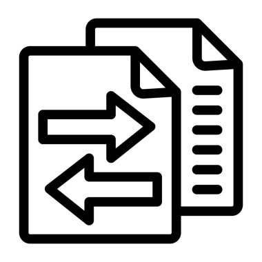 dosya biçimi simgesi, vektör illüstrasyonu