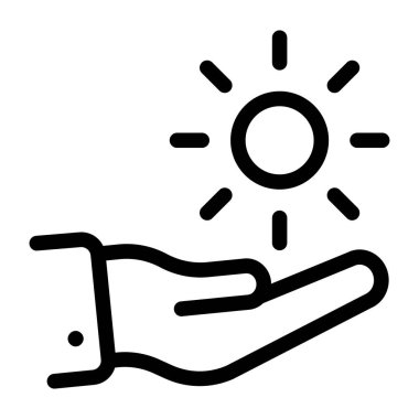 Güneş, hava, zaman, optimizasyon, seo, yönetim, gelişme, iş ve eğitim. vektör