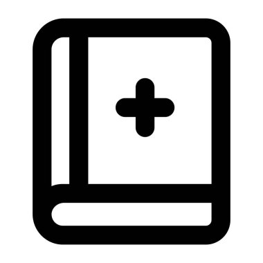 İncil. Web simgesi basit illüstrasyon