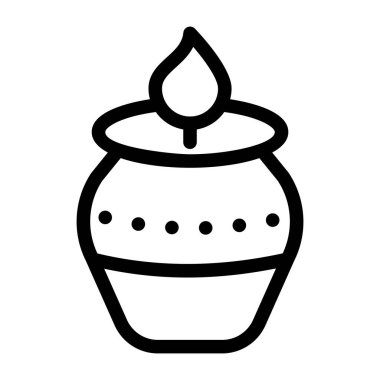 Mum. Web simgesi basit illüstrasyon