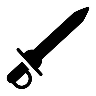 Bıçak. Web simgesi basit illüstrasyon