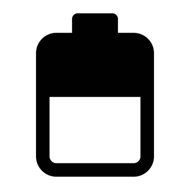 Şişe. Web simgesi basit illüstrasyon