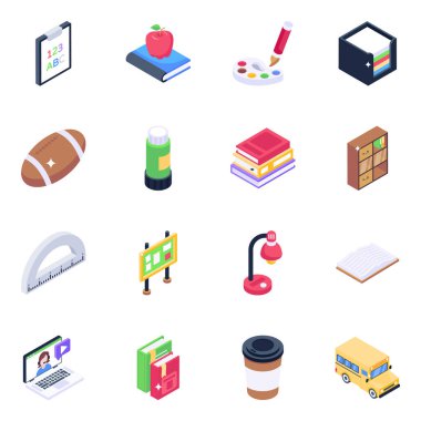 Web tasarımı için vektör simgeleri kümesi 