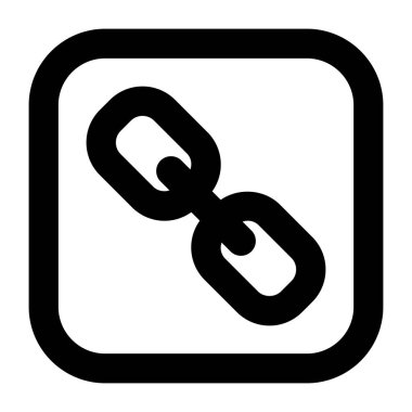 bağlantı simgesi, vektör illüstrasyonu