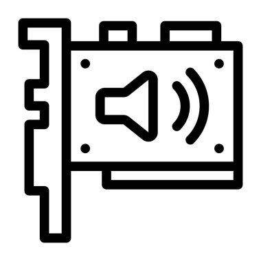 ses web simgesi basit tasarım 