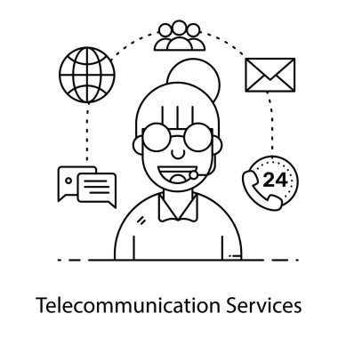 Konuşma baloncuğunun vektör çizimi